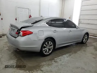 2012 Infiniti M37 with VIN JN1BY1AP8CM333985, listed as a Copart auction lot 81741654 with 142,745 mi miles and Salvage Title. Bid and sale history available at carsss.com. Image 3.