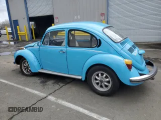 1973 Volkswagen Beetle with VIN 1332519606, listed as a Copart auction lot 50725285 with 45,149 mi miles and Salvage Title. Bid and sale history available at DreamBid. Image 2.
