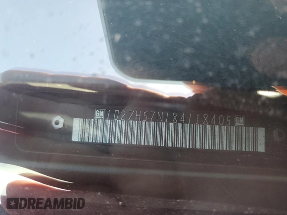 2008 Pontiac G6 GT with VIN 1G2ZH57N184118405, listed as a Copart auction lot 48583895 with 181,629 mi miles and Salvage Title. Bid and sale history available at DreamBid. Image 12.