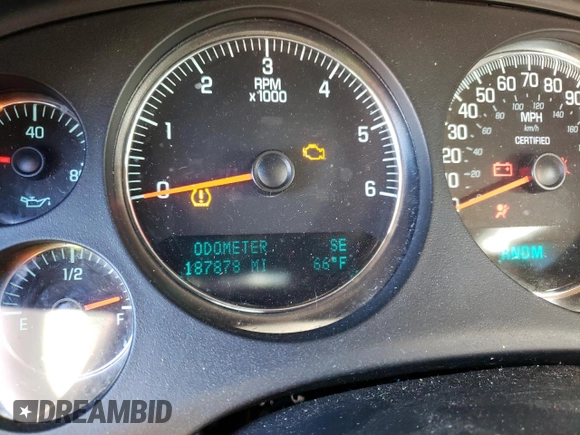 2012 Chevrolet Tahoe Commercial with VIN 1GNLC2E05CR206611, listed as a Copart auction lot 81459304 with 187,878 mi miles and Salvage title. Bid and sale history available at DreamBid. Image 9.