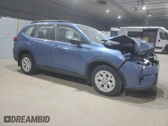 2022 Subaru Forester with VIN JF2SKACC8NH437057, listed as a Copart auction lot 86872994 with Not provided miles and Salvage title. Bid and sale history available at DreamBid. Image 4.