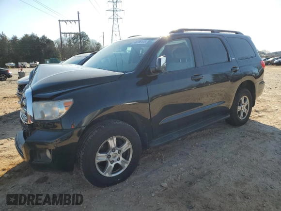 2011 Toyota Sequoia SR5 with VIN 5TDBY5G11BS045249, listed as a Copart auction lot 46788115 with 248,709 mi miles and Salvage Title. Bid and sale history available at carsss.com. Image 1.