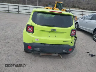 2017 Jeep Renegade Sport with VIN ZACCJAAH6HPG09555, listed as a IAAI auction lot 41933847 with 100,332 mi miles and . Bid and sale history available at DreamBid. Image 16.