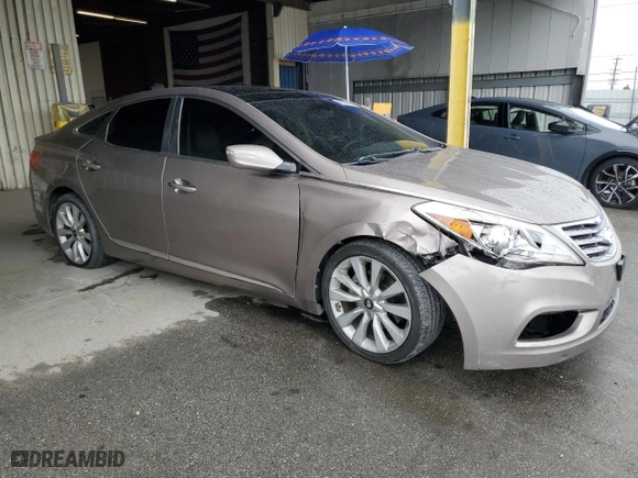2013 Hyundai Azera with VIN KMHFH4JG9DA251536, listed as a Copart auction lot 49265885 with 98,580 mi miles and Salvage Title. Bid and sale history available at carsss.com. Image 4.