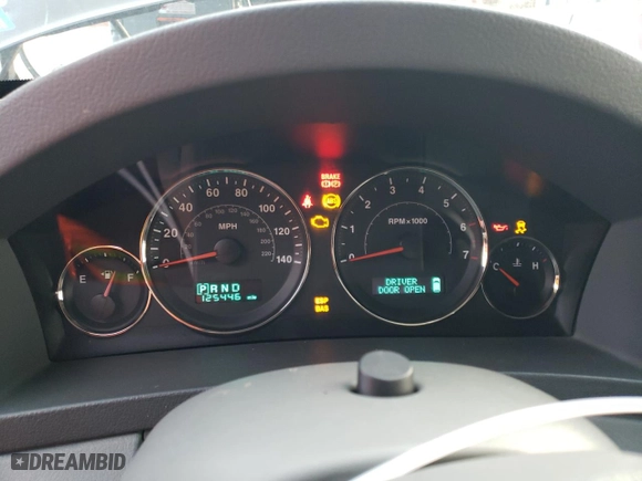 2007 Jeep Grand Cherokee Laredo with VIN 1J8GR48K17C543067, listed as a Copart auction lot 84442224 with 125,446 mi miles and Salvage Title. Bid and sale history available at carsss.com. Image 9.