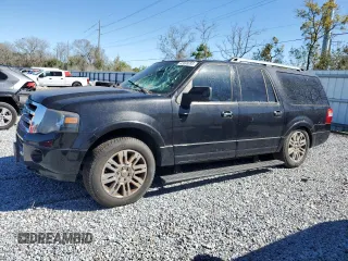 2012 Ford Expedition EL Limited with VIN 1FMJK2A57CEF17545, listed as a Copart auction lot 45698995 with 192,216 mi miles and Salvage Title. Bid and sale history available at carsss.com. Image 1.