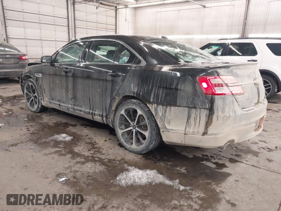 2014 Ford Taurus SEL with VIN 1FAHP2E87EG117653, listed as a IAAI auction lot 41589415 with 125,040 mi miles. Bid and sale history available at carsss.com. Image 3.