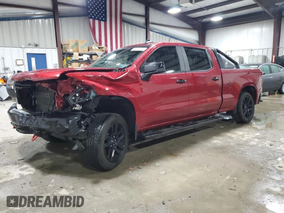 2022 Chevrolet Silverado 1500 LT Trail Boss with VIN 1GCPYFEL3NZ138048, listed as a Copart auction lot 86375194 with 43,949 mi miles and Salvage Title. Bid and sale history available at DreamBid. Image 1.