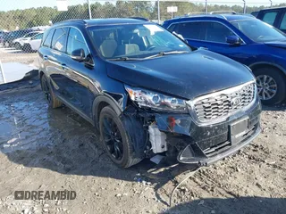 2020 Kia Sorento LX V6 with VIN 5XYPG4A51LG652393, listed as a IAAI auction lot 40845993 with 91,778 mi miles. Bid and sale history available at carsss.com. Image 1.