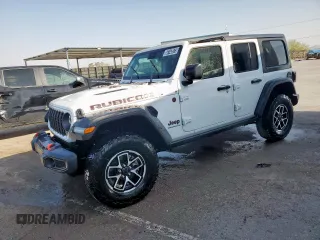 2024 Jeep Wrangler Rubicon z VIN 1C4PJXFG5RW284292, wystawiony jako Copart lot #58743975 z przebiegiem 17 971 mil mil oraz Czysty tytuł • Clean title. Historia ofert i sprzedaży dostępna na DreamBid. Obrazek 1.