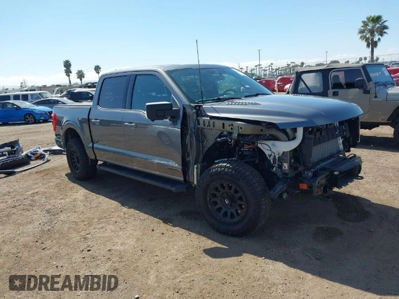 2023 Ford F-150 XL with VIN 1FTFW1ED9PFA46525, listed as a IAAI auction lot 41695823 with 19,897 mi miles. Bid and sale history available at carsss.com. Image 1.