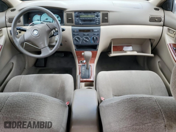 2004 Toyota Corolla CE with VIN 1NXBR32E94Z291049, listed as a Copart auction lot 56949865 with 148,919 mi miles and Clean Title. Bid and sale history available at DreamBid. Image 8.