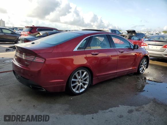 2013 Lincoln MKZ z VIN 3LN6L2G93DR823802, wystawiony jako Copart lot #56592525 z przebiegiem 176 574 mil mil oraz Szkoda całkowita • Salvage title. Historia ofert i sprzedaży dostępna na DreamBid. Obrazek 3.