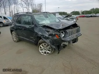 2015 Jeep Renegade Latitude with VIN ZACCJBBT4FPC41186, listed as a Copart auction lot 53260415 with 122,690 mi miles and Salvage Title. Bid and sale history available at carsss.com. Image 12.