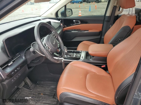 2022 Kia Carnival SX with VIN KNDNE5H39N6152303, listed as a Copart auction lot 75839154 with 22,818 mi miles and Salvage Title. Bid and sale history available at carsss.com. Image 7.