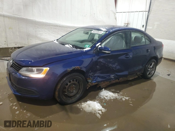 2011 Volkswagen Jetta Sedan SE w/Convenience & Sunroof PZEV with VIN 3VWDZ7AJ5BM335663, listed as a Copart auction lot 42233615 with 296,243 mi miles and Salvage Title. Bid and sale history available at carsss.com. Image 1.
