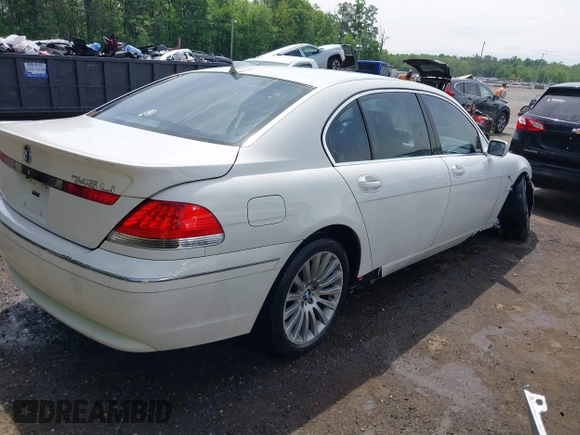 2004 BMW 7 Series 745Li с VIN WBAGN63464DS47181, выставлен на аукционе IAAI как лот 42236487 с пробегом 143 707 миль миль и . История ставок и продаж доступна на DreamBid. Изображение 4.