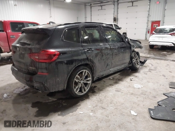 2019 BMW X3 M40i with VIN 5UXTS3C52KLR73137, listed as a IAAI auction lot 41632965 with 76,713 mi miles and . Bid and sale history available at DreamBid. Image 4.