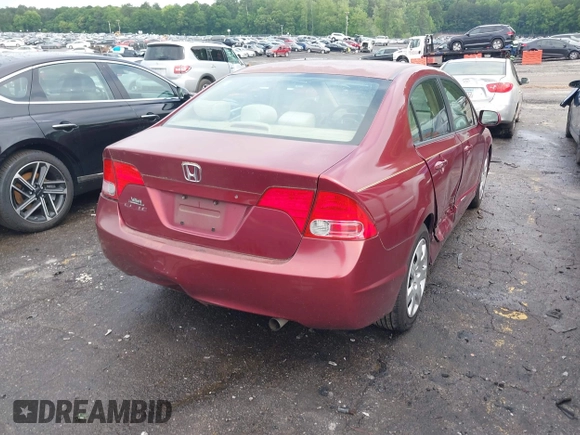 2008 Honda Civic LX z VIN 1HGFA16518L058985, wystawiony jako IAAI lot #42209026 z przebiegiem 140 395 mil mil oraz . Historia ofert i sprzedaży dostępna na DreamBid. Obrazek 4.