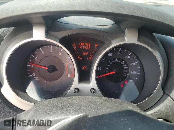 2013 Nissan Juke SV with VIN JN8AF5MV4DT211653, listed as a Copart auction lot 53235435 with 138,162 mi miles and Salvage Title. Bid and sale history available at carsss.com. Image 9.