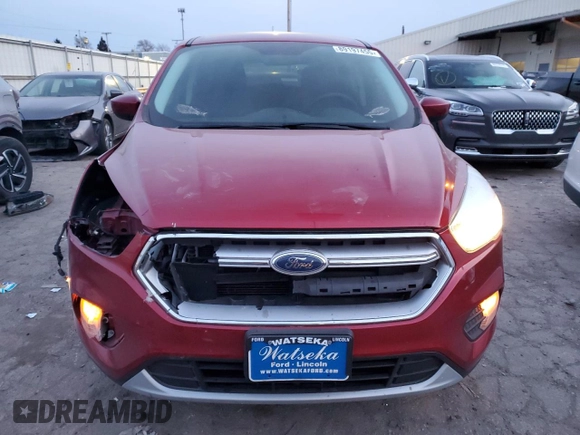 2017 Ford Escape SE with VIN 1FMCU9GD1HUC77223, listed as a Copart auction lot 89197455 with 80,566 mi miles and Non Repairable. Bid and sale history available at DreamBid. Image 5.