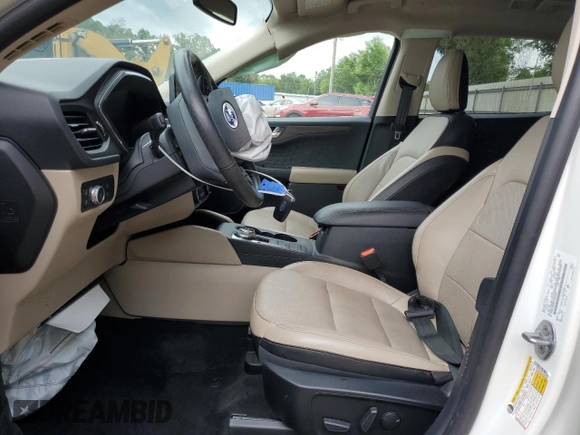 2020 Ford Escape Titanium Hybrid with VIN 1FMCU0DZ6LUA46340, listed as a Copart auction lot 60752615 with 78,534 mi miles and Non repairable. Bid and sale history available at DreamBid. Image 7.
