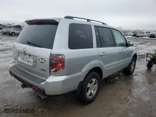 2008 Honda Pilot EX-L with VIN 5FNYF187X8B501905, listed as a Copart auction lot 47792545 with 222,029 mi miles and Clean Title. Bid and sale history available at carsss.com. Image 3.