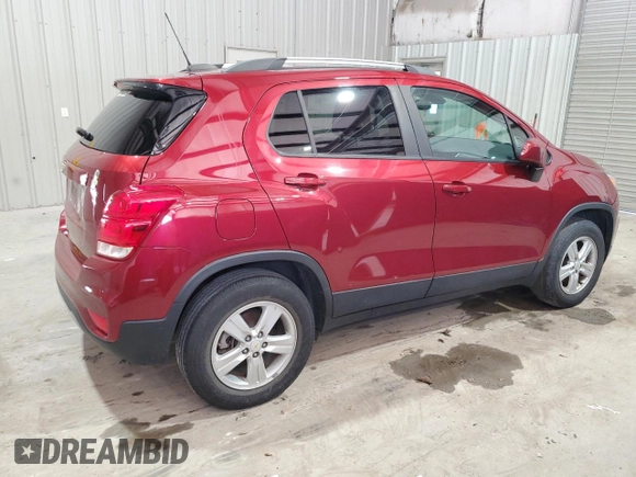 2021 Chevrolet Trax LT with VIN KL7CJPSB9MB323326, listed as a Copart auction lot 59661395 with Not provided miles and Clean title. Bid and sale history available at DreamBid. Image 3.