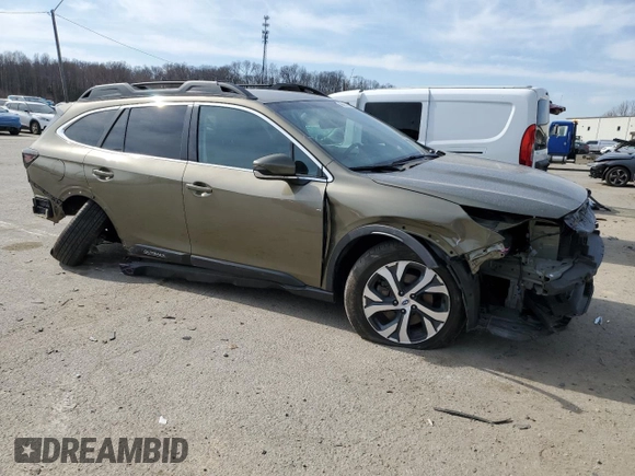 2022 Subaru Outback Limited z VIN 4S4BTAMC7N3250282, wystawiony jako Copart lot #48425215 z przebiegiem 24 540 mil mil oraz Szkoda całkowita • Salvage title. Historia ofert i sprzedaży dostępna na DreamBid. Obrazek 4.