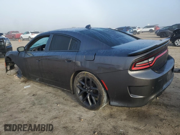 2021 Dodge Charger GT with VIN 2C3CDXHG1MH673073, listed as a Copart auction lot 46887195 with 94,206 mi miles and Salvage Title. Bid and sale history available at DreamBid. Image 2.
