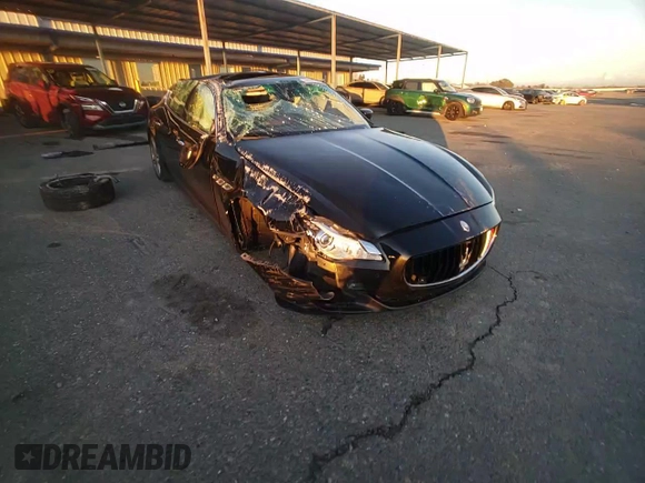2016 Maserati Quattroporte S with VIN ZAM56RPA7G1181976, listed as a Copart auction lot 44589365 with 0 mi miles and Salvage Title. Bid and sale history available at carsss.com. Image 11.