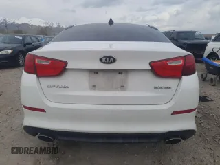 2015 Kia Optima EX with VIN 5XXGN4A70FG391970, listed as a Copart auction lot 51131335 with Not provided miles and Salvage title. Bid and sale history available at DreamBid. Image 6.