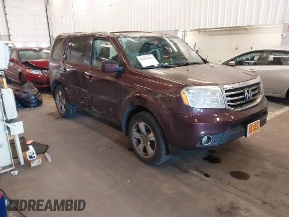 2015 Honda Pilot EX-L with VIN 5FNYF4H52FB043354, listed as a IAAI auction lot 41458416 with 137,137 mi miles and . Bid and sale history available at carsss.com. Image 1.
