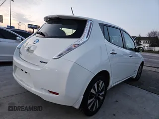 2016 Nissan LEAF S with VIN 1N4BZ0CP9GC305731, listed as a Copart auction lot 85334424 with 55,522 mi miles and Clean Title. Bid and sale history available at carsss.com. Image 3.