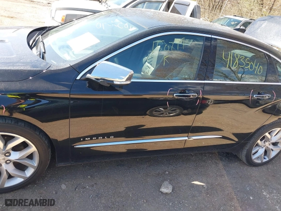 2018 Chevrolet Impala Premier with VIN 2G1125S38J9150277, listed as a IAAI auction lot 41835040 with 84,309 mi miles. Bid and sale history available at carsss.com. Image 14.