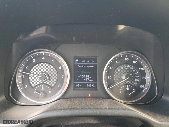 2020 Hyundai Elantra SE with VIN KMHD74LFXLU943980, listed as a Copart auction lot 43456725 with 90,593 mi miles and Salvage Title. Bid and sale history available at carsss.com. Image 9.