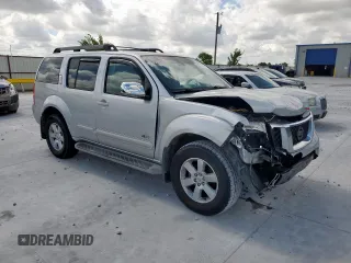2008 Nissan Pathfinder SE with VIN 5N1AR18B88C646186, listed as a Copart auction lot 62095125 with 241,934 mi miles and Salvage title. Bid and sale history available at DreamBid. Image 4.