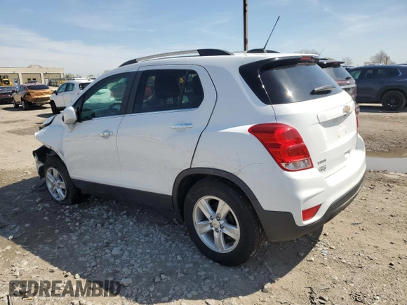 2019 Chevrolet Trax LT z VIN KL7CJLSB9KB962425, wystawiony jako Copart lot #53909885 z przebiegiem 49 046 mil mil oraz Szkoda całkowita • Salvage title. Historia ofert i sprzedaży dostępna na DreamBid. Obrazek 2.