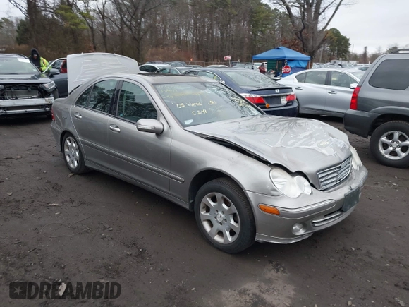 2005 Mercedes-Benz C 240 with VIN WDBRF81J45F686641, listed as a IAAI auction lot 41168122 with Not provided miles and . Bid and sale history available at DreamBid. Image 1.