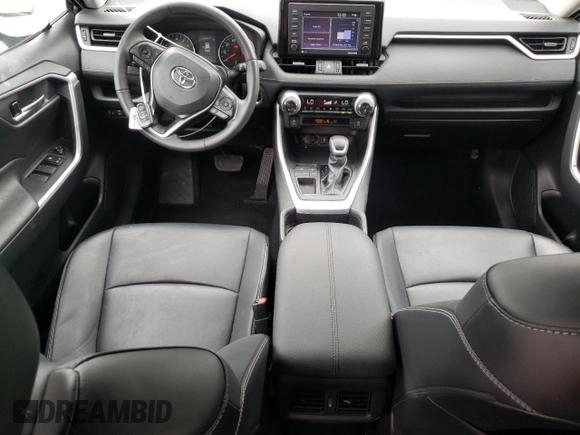 2021 Toyota RAV4 XLE Premium with VIN 2T3C1RFV5MC132613, listed as a Copart auction lot 59690715 with 15,491 mi miles and Salvage title. Bid and sale history available at DreamBid. Image 8.