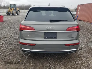 2023 Audi Q5 S line Premium with VIN WA1GAAFY4P2045059, listed as a Copart auction lot 42272075 with 14,784 mi miles and Salvage Title. Bid and sale history available at carsss.com. Image 6.