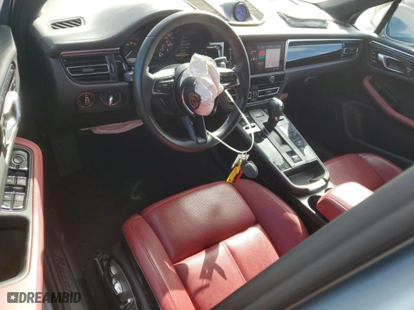 2022 Porsche Macan with VIN WP1AA2A57NLB05971, listed as a Copart auction lot 43400275 with 28,092 mi miles and Salvage Title. Bid and sale history available at carsss.com. Image 8.