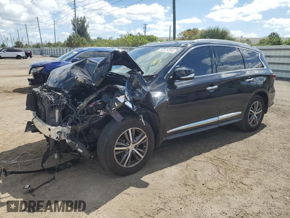2018 Infiniti QX60 with VIN 5N1DL0MN7JC511067, listed as a Copart auction lot 52675264 with Not Provided miles and Non Repairable. Bid and sale history available at carsss.com. Image 1.