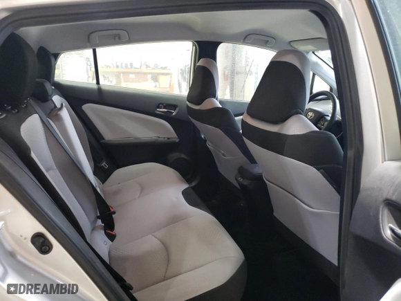 2019 Toyota Prius L Eco with VIN JTDKARFU6K3088882, listed as a Copart auction lot 52858895 with 40,442 mi miles and Salvage Title. Bid and sale history available at carsss.com. Image 10.
