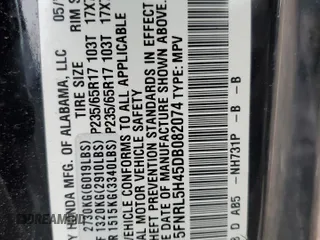 2013 Honda Odyssey EX с VIN 5FNRL5H45DB082074, выставлен на аукционе Copart как лот 60303345 с пробегом 145 977 миль миль и Чистый • Clean title. История ставок и продаж доступна на DreamBid. Изображение 13.