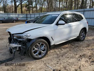 2020 BMW X3 xDrive30i z VIN 5UXTY5C01L9B77351, wystawiony jako Copart lot #50784525 z przebiegiem 58 606 mil mil oraz Szkody całkowita. Historia ofert i sprzedaży dostępna na DreamBid. Obrazek 1.