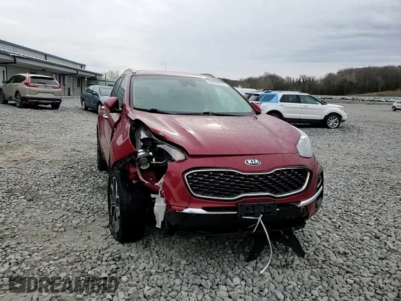 2020 Kia Sportage EX with VIN KNDPNCAC2L7703007, listed as a Copart auction lot 54276035 with 65,269 mi miles and Salvage title. Bid and sale history available at DreamBid. Image 14.