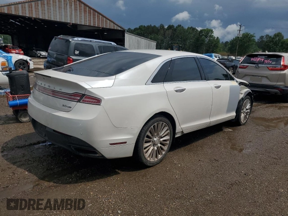 2015 Lincoln MKZ with VIN 3LN6L2G98FR617457, listed as a Copart auction lot 54399165 with 138,596 mi miles and Salvage title. Bid and sale history available at DreamBid. Image 3.