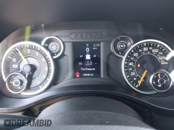 2022 Ram 1500 Big Horn with VIN 1C6RREBT5NN273048, listed as a IAAI auction lot 42229009 with 58,448 mi miles and . Bid and sale history available at DreamBid. Image 7.