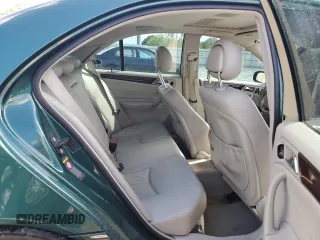 2001 Mercedes-Benz C 3.2L with VIN WDBRF64J21F029346, listed as a Copart auction lot 50622475 with 82,100 mi miles and Salvage Title. Bid and sale history available at carsss.com. Image 10.